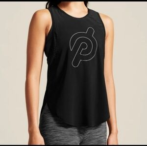 LULULEMOM PELOTON All‎ Run Long Tank Black Size 8